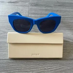 Montce x Pared Queen & Moncur Cobalt Blue Sunglasses Montce | Accessories | Montce X Pared Queen Moncur Cobalt  main image 4